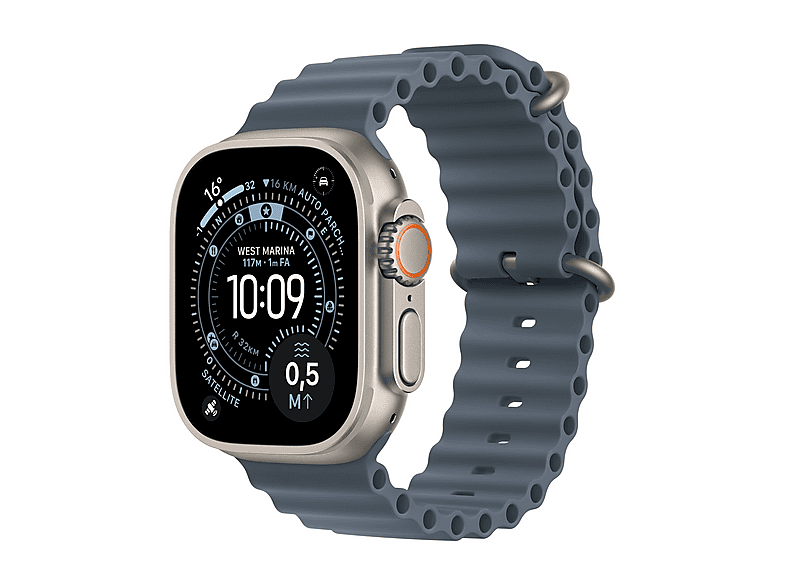 Apple Watch - APPLE APPLE WATCH ULTRA3 49 NT TI AB OB-YPT, Talla única, Titanio, Azul — foto 1