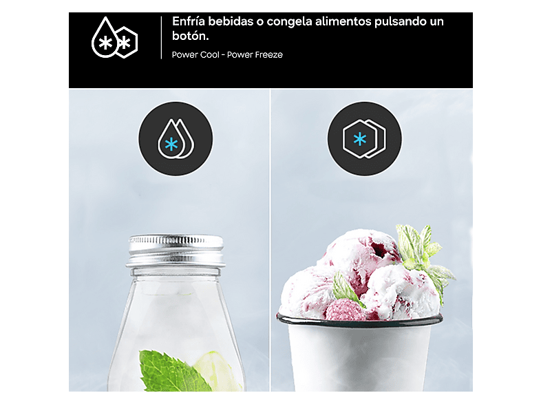 Frigorífico combi - Samsung RB38C705CS9/EF, All Around Cooling, 203 cm, 390 l, Wifi, Inox — foto 10