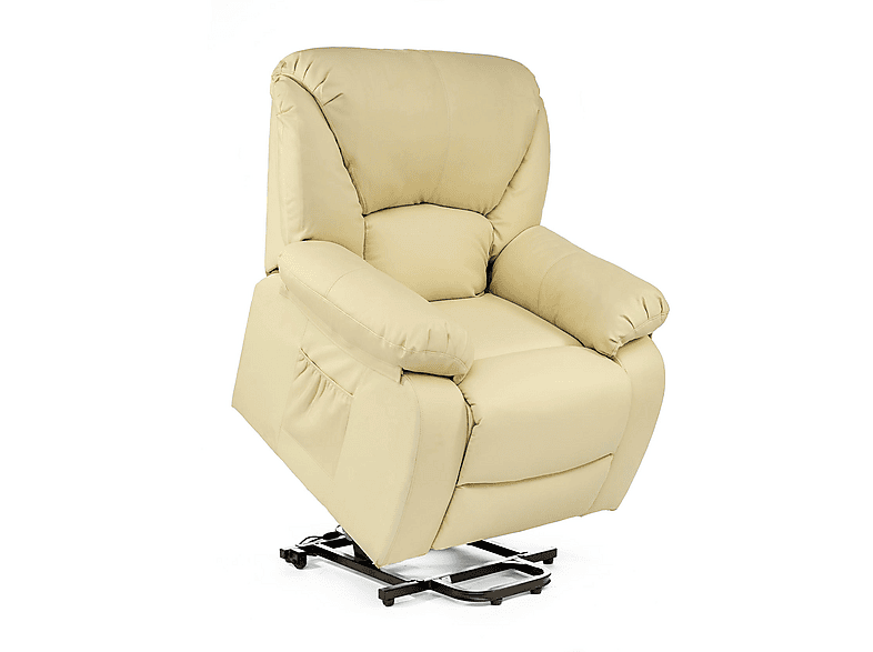 Sillón de masaje - ECO-DE CHAMONIX ECO-8590UP B, Función calor, Niveles de funcionamiento: 9, Peso máximo 100 kg, Beige