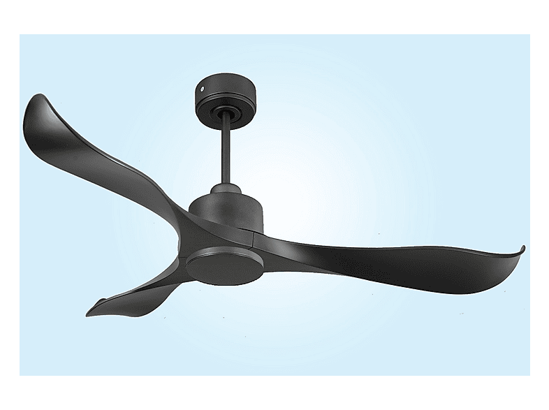 Ventilador de techo - PURLINE UtilaD132C0365185, 6 velocidades, Negro — foto 6