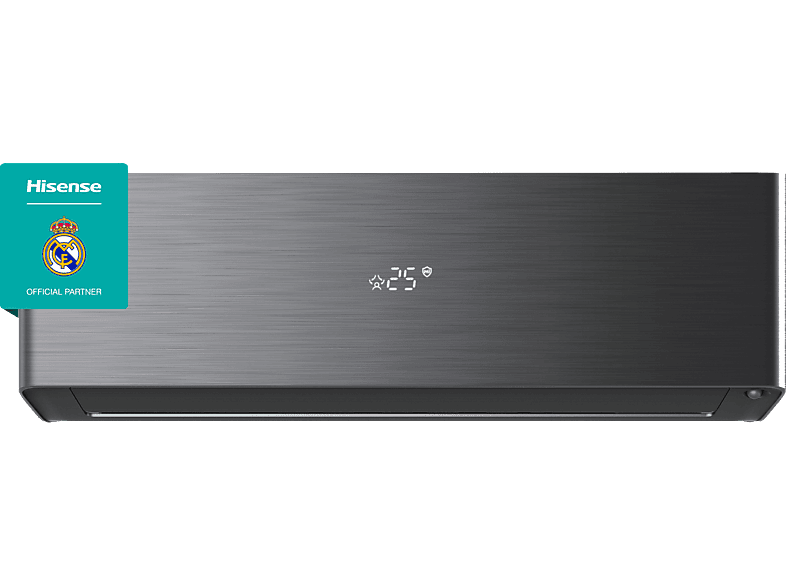 Aire acondicionado Split 1 x 1 - Hisense QH35XV0B 3010 fg/h, WiFI, IA Smart, A+++, Autolimpieza, Negro