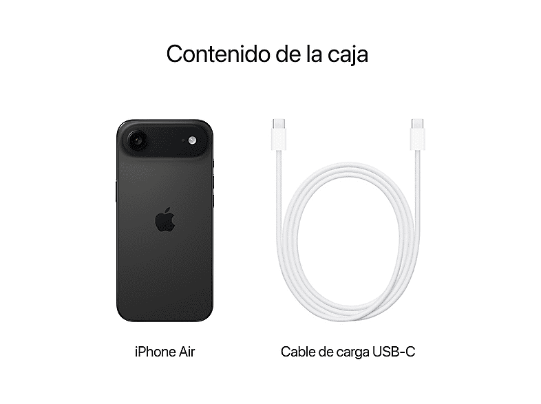Apple iPhone Air, Negro espacial, 256 GB, 5G, 6.5 " OLED Super Retina XDR, Chip A19 Pro, iOS — foto 8