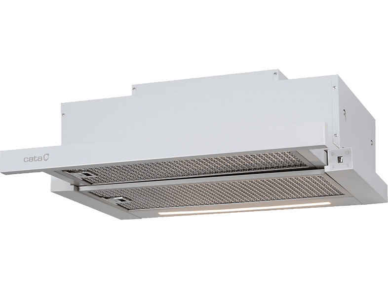 Campana telescópica - Cata TFH 6630 WH, 6 Velocidades, 605 m³/h, 60 cm, Blanco