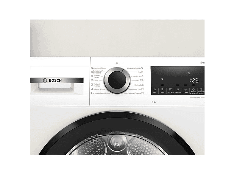 Secadora bomba de calor - BOSCH Avantixx 6 WQG24200ES, Eléctrico, 1 kg, Blanco — foto 6