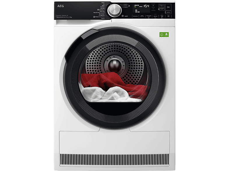 Secadora bomba de calor - AEG Serie 9000X AbsoluteCare Pro TR959V6PBC, 9 kg, Blanco — foto 1