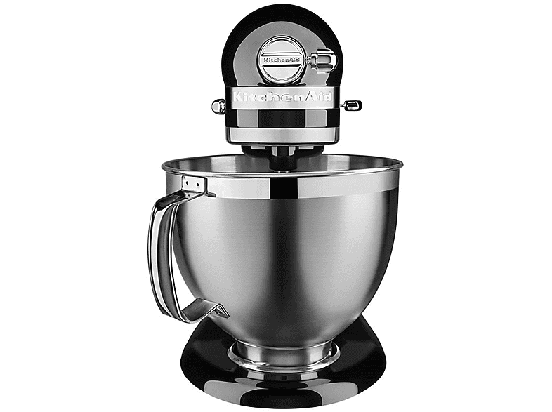 Robot amasador - KITCHENAID 5KSM185PSEOB, 300 W, 4,8 l, Negro — foto 2