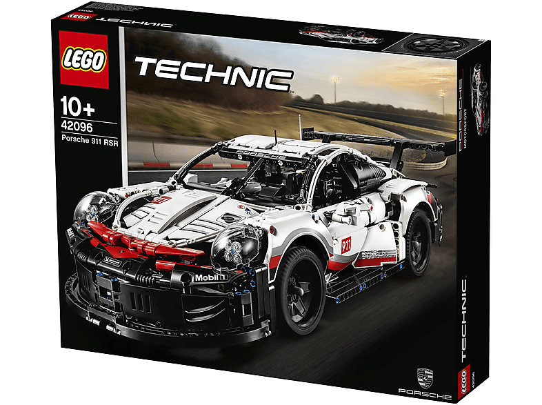 Juego de construcción - LEGO Kit de construcción de maqueta de coche de juguete LEGO Technic 42096 Porsche 911 RSR (1580 piezas), edad recomendada: 10 año(s), 1 piezas — foto 3