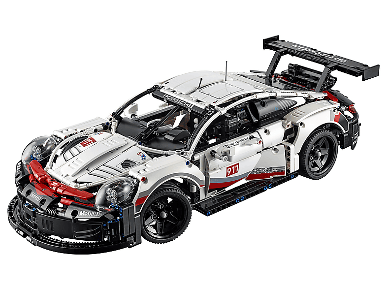 Juego de construcción - LEGO Kit de construcción de maqueta de coche de juguete LEGO Technic 42096 Porsche 911 RSR (1580 piezas), edad recomendada: 10 año(s), 1 piezas — foto 6
