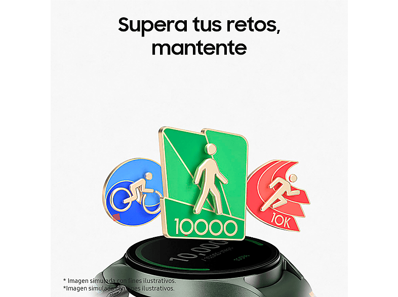 Smartwatch - Samsung Galaxy Watch7 BT 44mm, Exynos W1000, 32GB, 2GB RAM, 425mAh, Android, Verde — foto 7