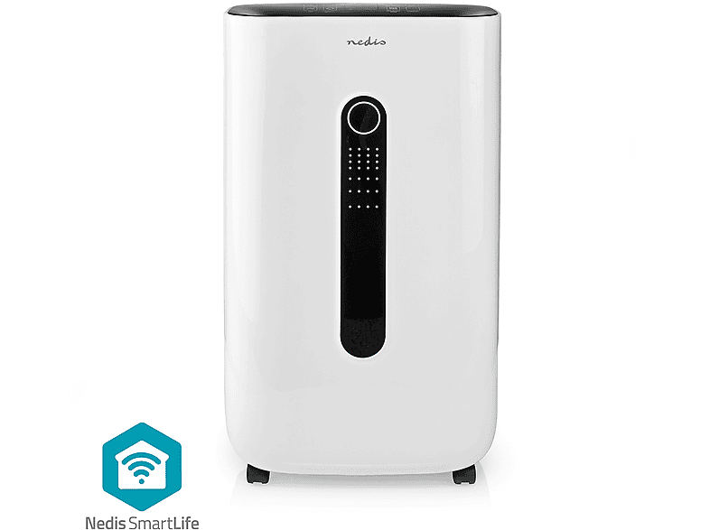 Deshumidificador - NEDIS SmartLife, 6,5 l, 45 m², Blanco