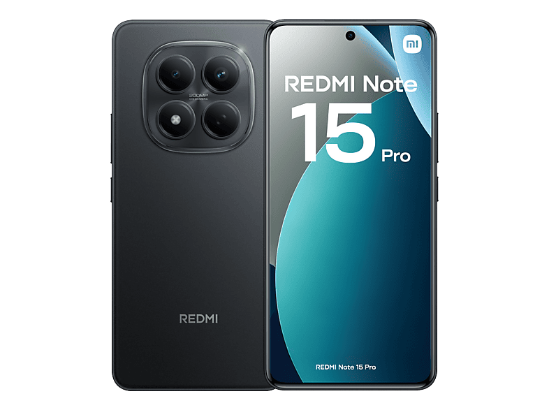 Móvil - Xiaomi Redmi Note 15 Pro, Negro, 256 GB, 8 GB RAM, 6.77" AMOLED FHD+, MediaTek Helio G200–Ultra, 6500 mAh — foto 1