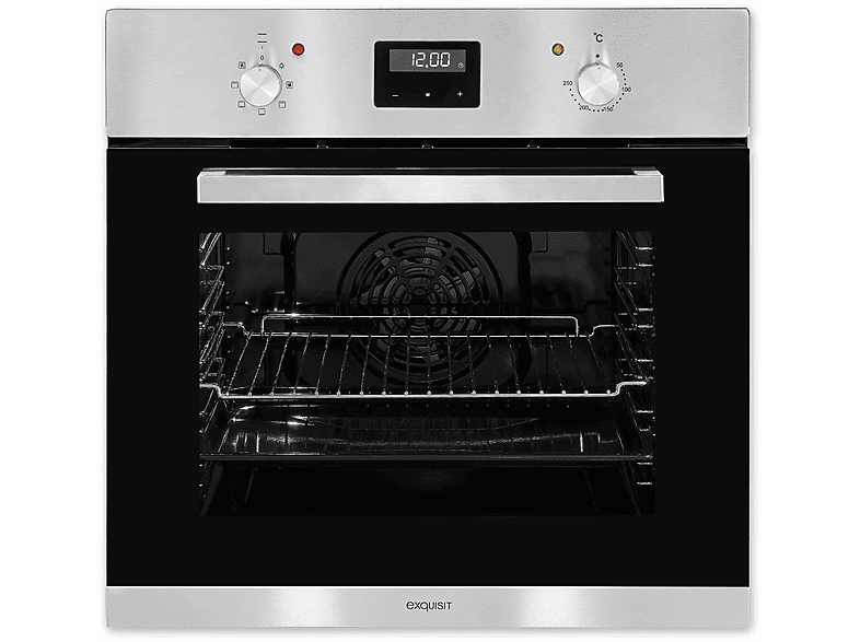 Horno multifunción - EXQUISIT EBE 657-2U, Integrable, 59 l, 59,5 cm, Inox