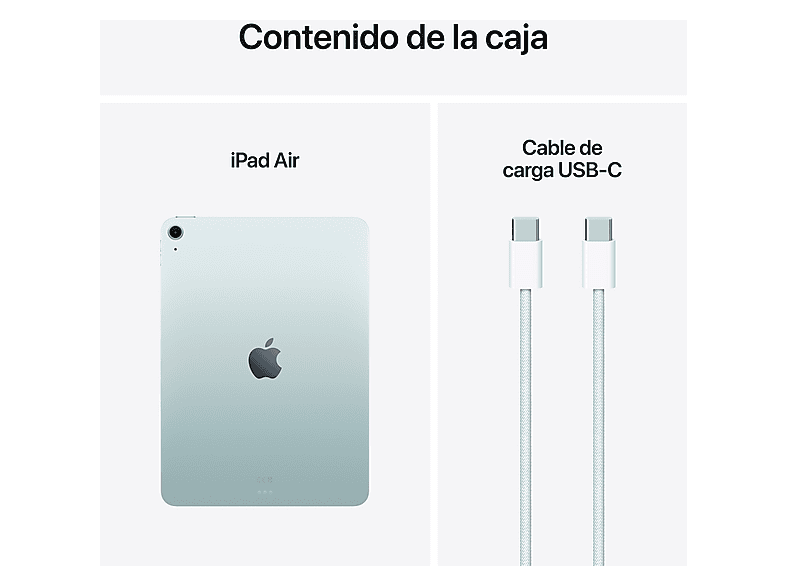 Apple iPad Air (2025), 1TB, Azul, 11", WiFi, Pantalla Liquid Retina, Chip M3, 9GPU — foto 10
