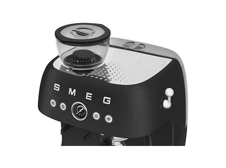 Cafetera espresso manual - SMEG EGF03, 20 bar, 1650 W, 2 tazas, Negro mate — foto 3