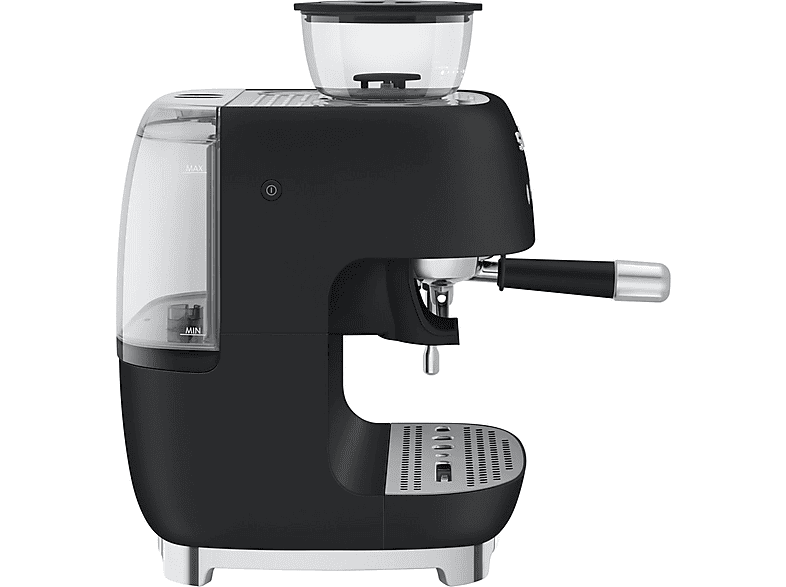 Cafetera espresso manual - SMEG EGF03, 20 bar, 1650 W, 2 tazas, Negro mate — foto 4