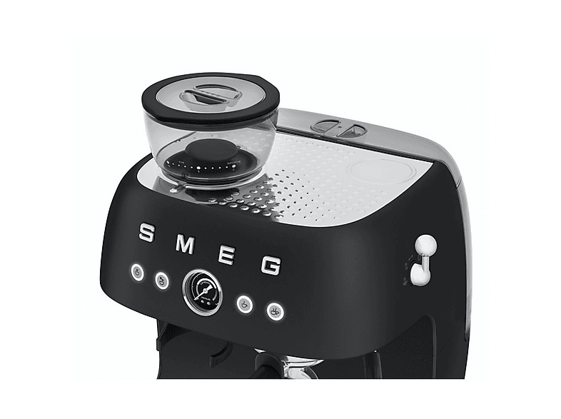 Cafetera espresso manual - SMEG EGF03, 20 bar, 1650 W, 2 tazas, Negro mate — foto 7