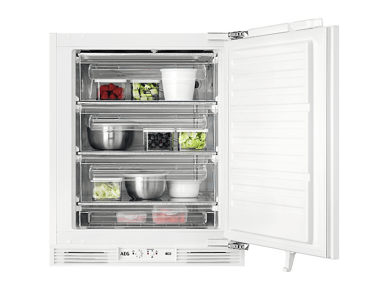 Congelador vertical - AEG OAB6I82EF, 81,9 cm, Blanco