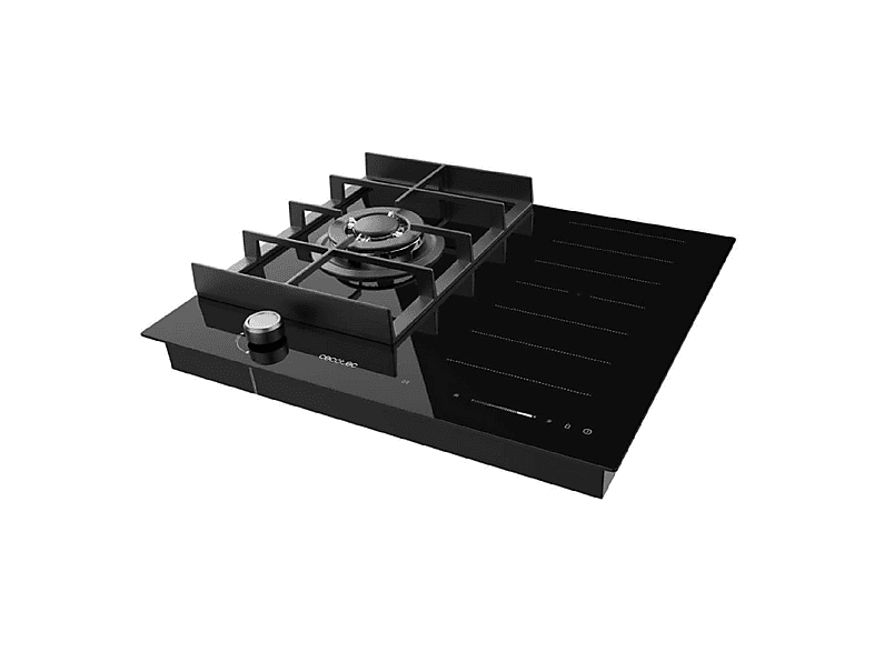 Placa de gas - CECOTEC Bolero Squad GI 3500 Hybrid FullFlex, 3 zonas, 58,5 cm, Negro — foto 5