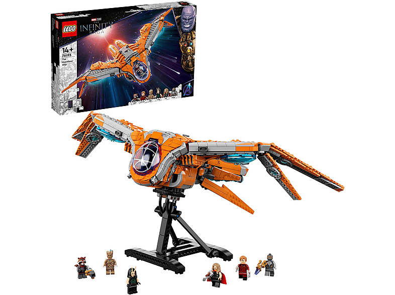 Juego de construcción - LEGO Kit de construcción LEGO® Marvel 76193 Nave de los Guardianes (1902 piezas), edad recomendada: 6 año(s), 1901 piezas