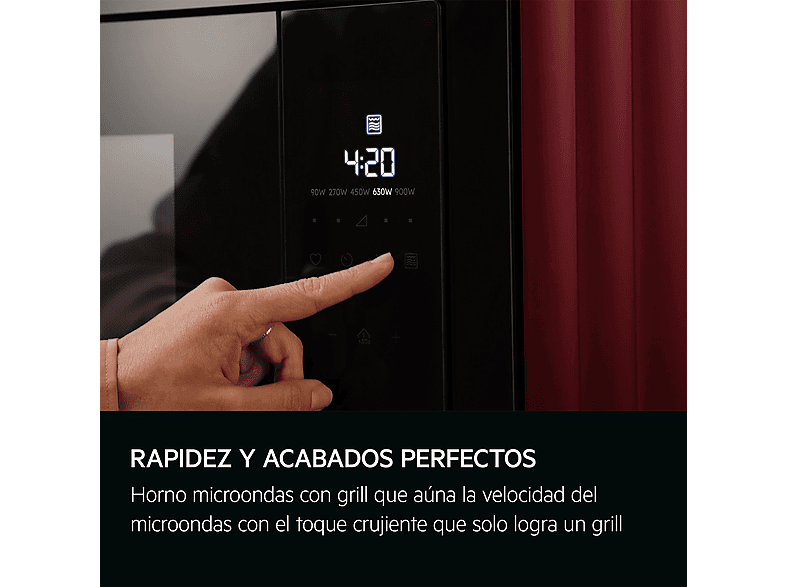 Microondas integrable - AEG OS5MG20EB, 1000 W, 5 potencia, 20 l, Negro — foto 9