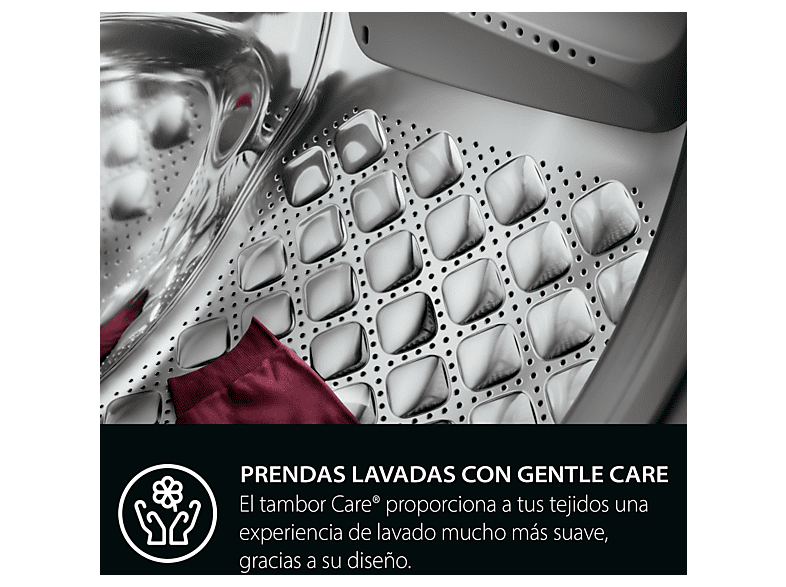 Lavadora carga frontal - AEG LFSR7304L4BP, 11 kg, 1400 rpm, 12 programas, Programa Higiene con vapor, Cajón extra largo, Blanco — foto 11