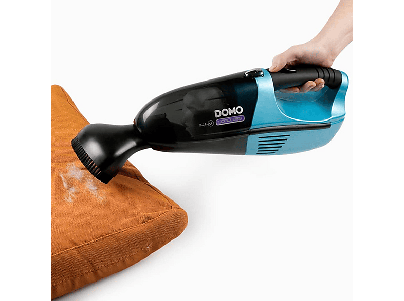 Aspirador de mano - DOMO DO211S, 14,4 V, Depósito 0,35 l, Black,Blue — foto 5