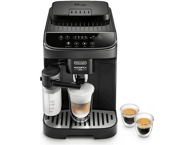 Máquina espresso - DELONGHI Magnifica ECAM290.51.B, 15 bar, 1450 W, 0,22 l, 2 tazas, Negro
