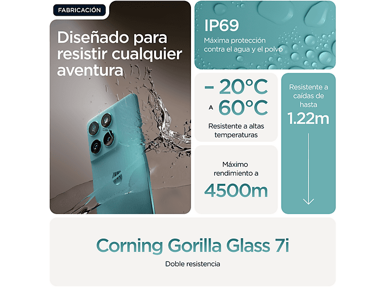 Móvil - motorola edge 60 fusion, Grey, 256 GB, 8 GB RAM, 6.7" pOLED, MediaTek Dimensity 7300, 5200 mAh — foto 13