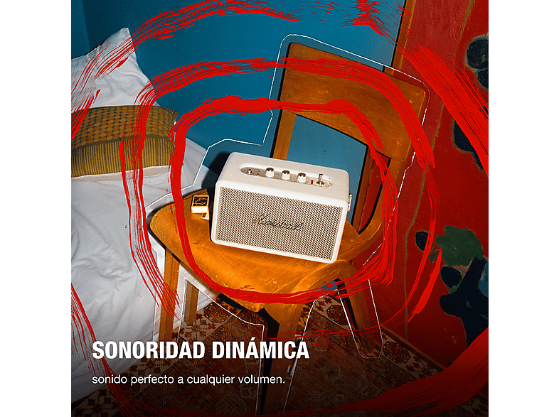 Altavoz bluetooth - Marshall Kilburn III, 90W, Bluetooth, 50h Autonomía, IP54, Cream — foto 5