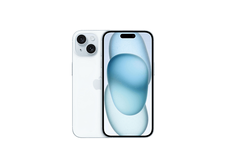 APPLE iPhone 15, Blue, Móvil iOS, 128 GB, 6 GB RAM, 6,1 " Super Retina XDR, Ceramic Shield, Recubrimiento oleofóbico, Anti-huellas, Processor, 3349 mAh