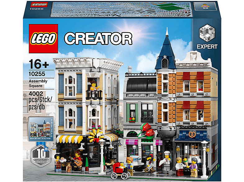 Juego de construcción - LEGO Plaza de montaje LEGO Creator - 10255, edad recomendada: 16 año(s), 4002 piezas