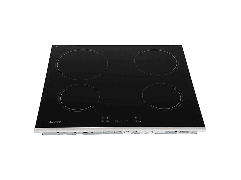 Placa de vitrocerámica - CANDY 33801795, 4 zona(s) zonas, 590 mm, Black — foto 3