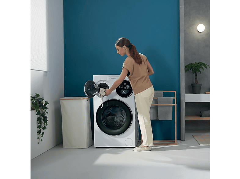 Lavadora carga frontal - Candy Multiwash MQD 410CBL9-37, 10+1+1 kg, 1400 rpm, 20 programas, Triple Tambor, Motor Direct Motion, Wi-Fi, Blanco — foto 16