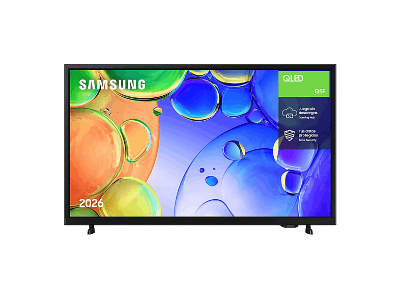TV QLED 32" - Samsung TQ32Q5FAAUXSP, UHD 4K, Hyper Real, Smart TV, Negro — foto 1