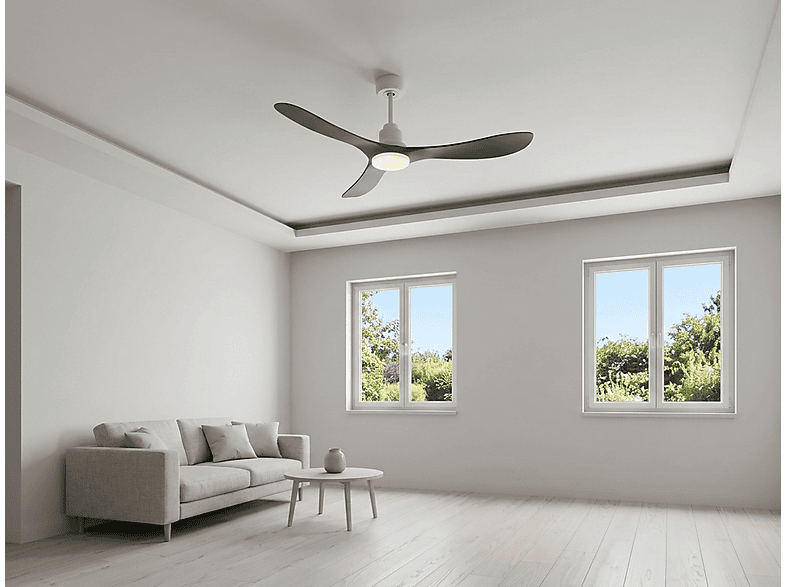 Ventilador de techo - PURLINE TiomanD132C0466670, 6 velocidades, Blanco — foto 7