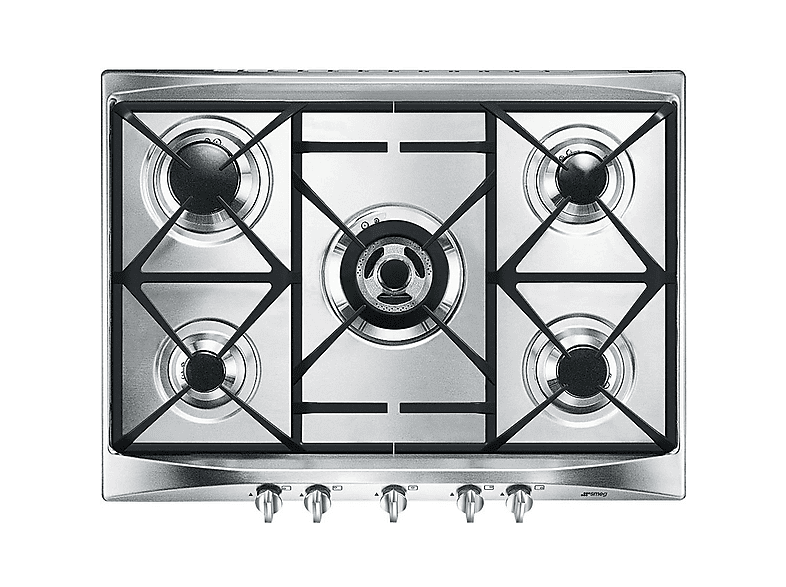 Placa de gas - SMEG  Cucina SR275XGH2, 5 zone(s) zonas, 68,5 cm, Not available — foto 3