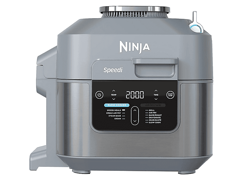 Robot de cocina - NINJA ON400EU OLLA RAPID MULTIF FREIAIR 5.7L, 1760 W, 5,7 l, Gris