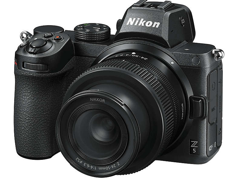 Cámara EVIL - Nikon Z5, Full Frame, Con objetivo Nikkor 24-50 mm F/4-6.3, 24.3 MP, WiFi, Bluetooth, Negro — foto 2