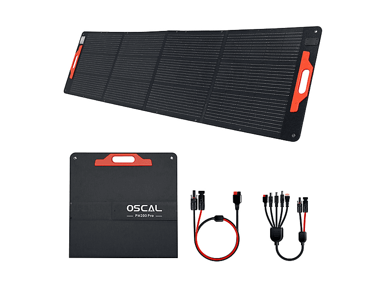 Panel solar portátil - OSCAL PM200 Pro, 200 W