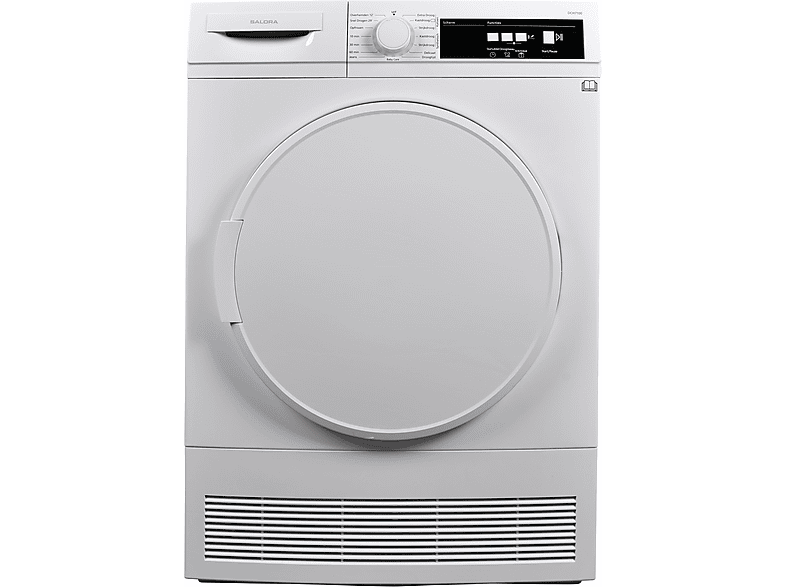 Secadora de condensación - SALORA DCH7100, Eléctrico, 7 kg, 15 programas, Blanco