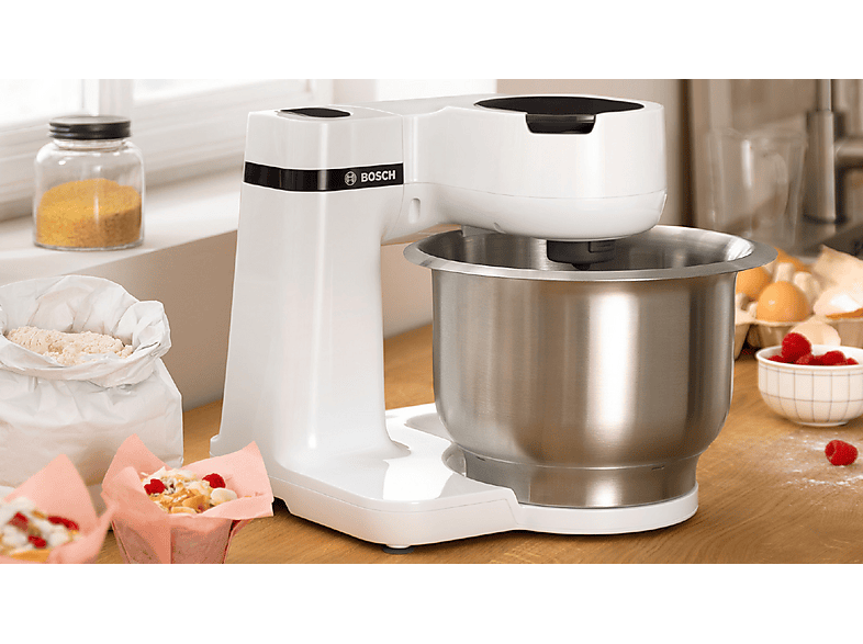 Robot de cocina - BOSCH MUMS2EW20, 700 W, Blanco — foto 4