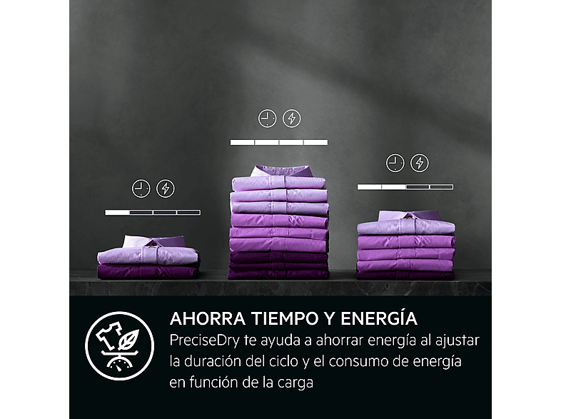 Secadora bomba de calor - AEG AEGTR708L2OZ, 8 kg, 8 programas, Blanco — foto 9
