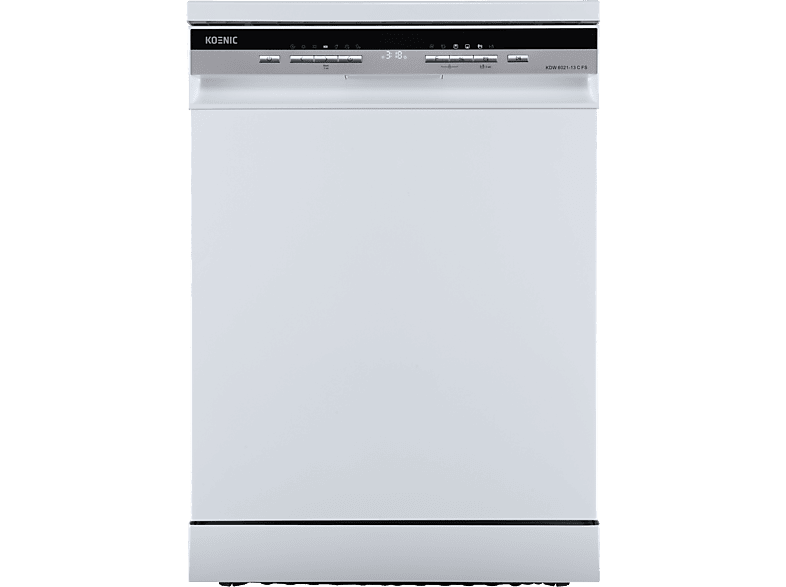 Lavavajillas - KOENIC KDW 6021-13 C FS, 14 Servicios, 8 Programas, Ancho 59.6 cm, Libre instalación, Blanco