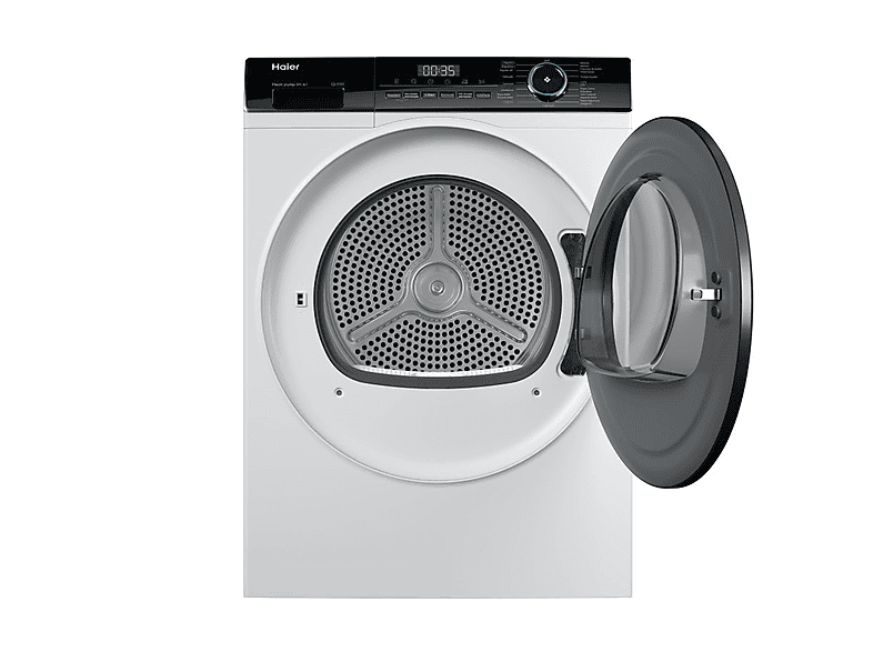 Secadora bomba de calor - HAIER I-Pro Series 3 HD90-A2939, Eléctrico, 9 kg, 15 programas, Blanco — foto 2