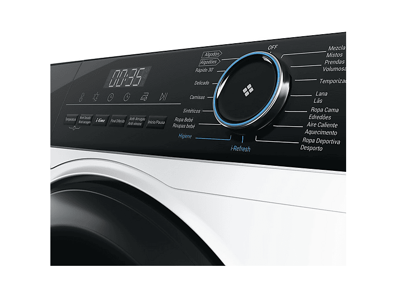 Secadora bomba de calor - HAIER I-Pro Series 3 HD90-A2939, Eléctrico, 9 kg, 15 programas, Blanco — foto 7