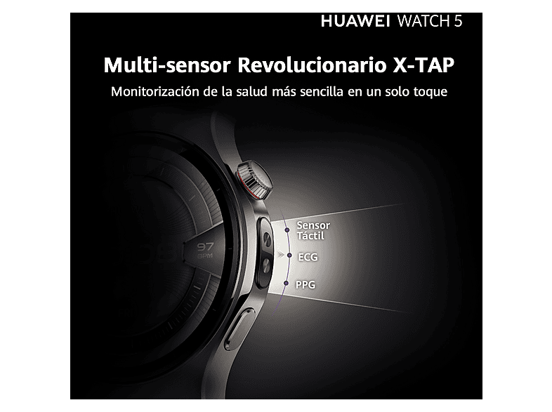 Smartwatch - Huawei Watch 5, 46mm, 32 GB, NFC, Llamadas celulares eSIM, Negro — foto 7