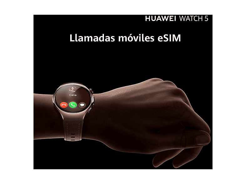 Smartwatch - Huawei Watch 5, 46mm, 32 GB, NFC, Llamadas celulares eSIM, Negro — foto 8