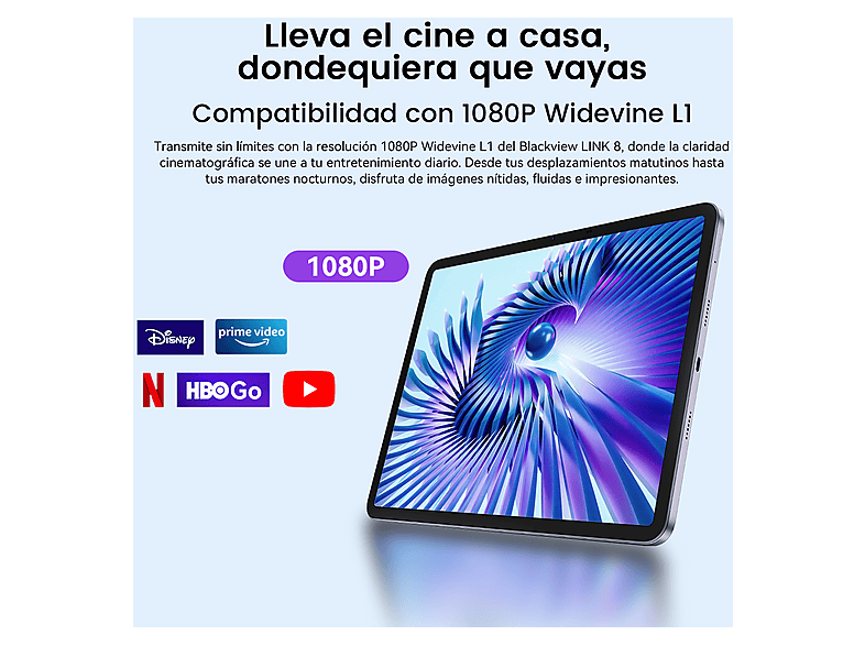 BLACKVIEW LINK 8 Con Teclado (QWERTY), 256 GB, Gris​, 12,7 " 2K, 12 GB RAM, MediaTek Helio G100 6 nm (Ocho núcleos), Tablet Android — foto 9