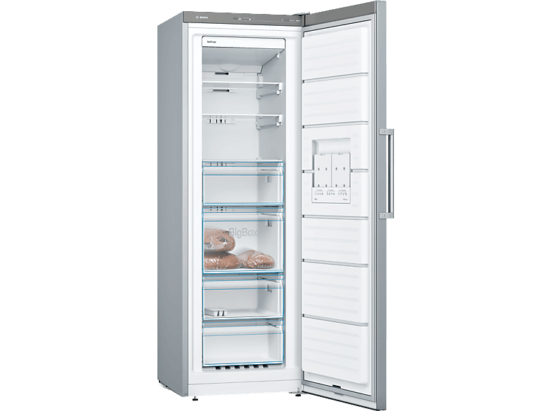 Congelador vertical - BOSCH GSN33VLEP, 225 l, 176 cm, Inox — foto 5