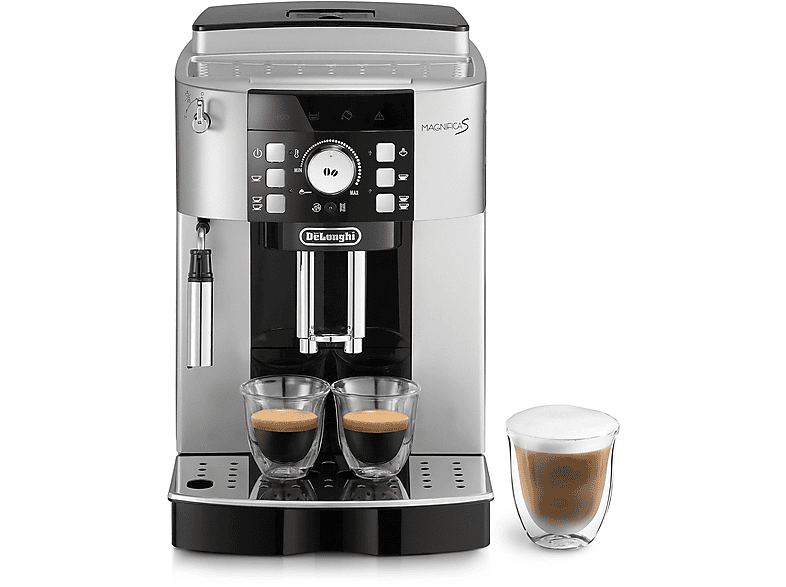 Cafetera express - DELONGHI ECAM 21.116.SB, 15 bar, 1450 W, 2 tazas, Negro — foto 1